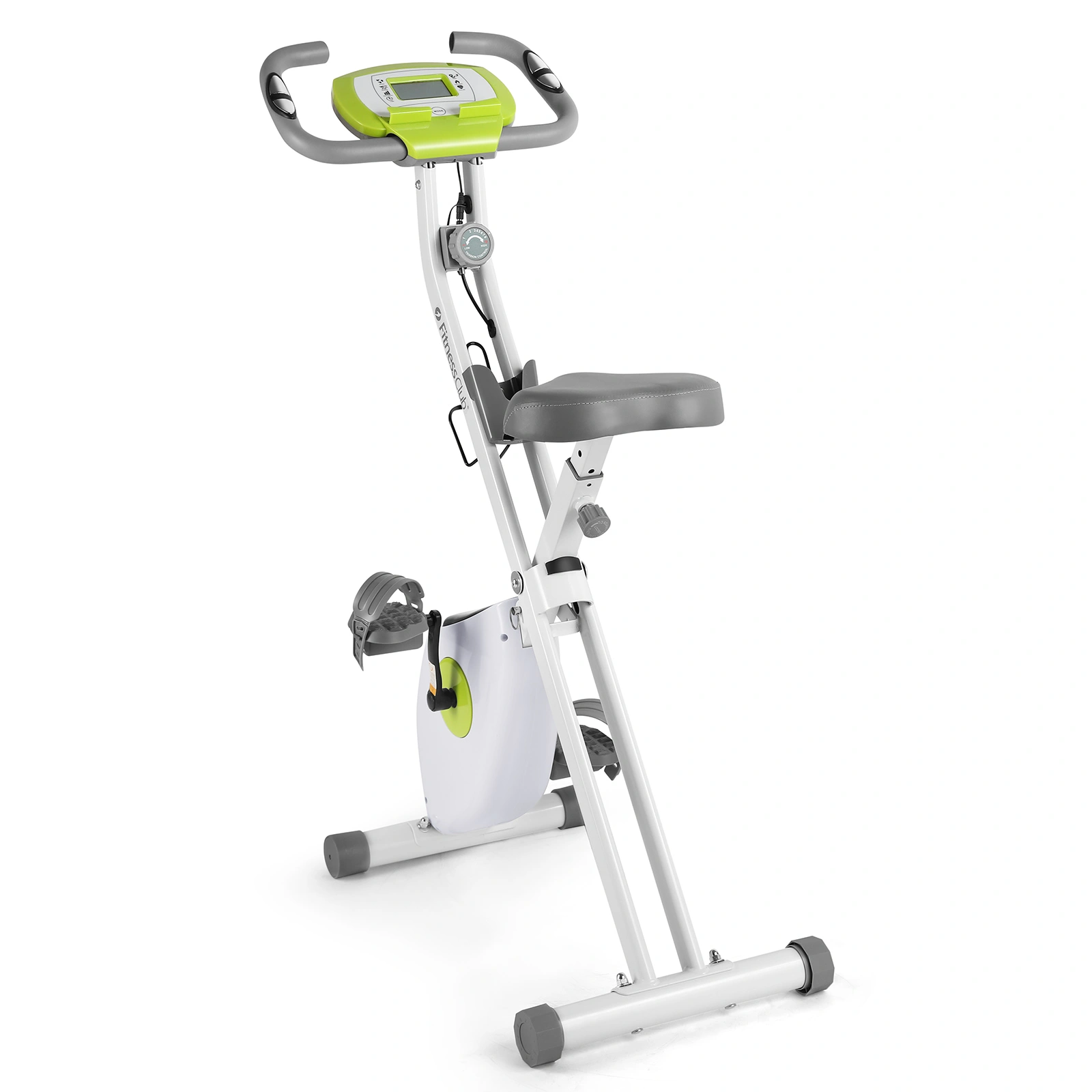 Stationary Exercise Bike with LCD Monitor, Adjustable Seat, 8-Level Resistance, Indoor Cycling Bike for Home Gym, Cardio Fitness Equipment view 2