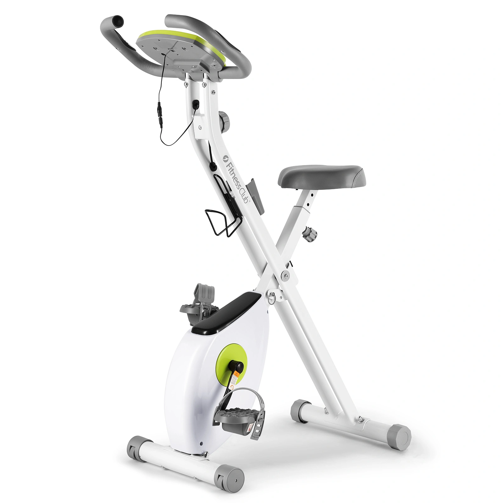 Stationary Exercise Bike with LCD Monitor, Adjustable Seat, 8-Level Resistance, Indoor Cycling Bike for Home Gym, Cardio Fitness Equipment view 3