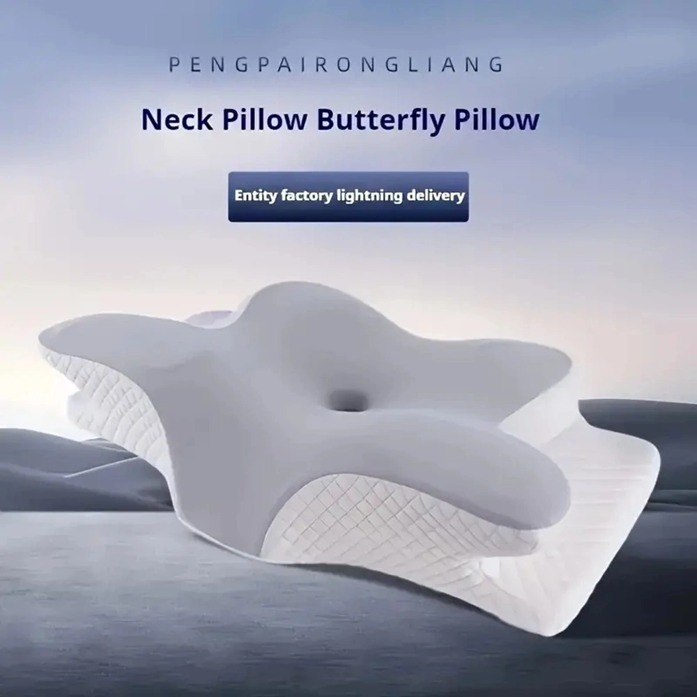Memory Foam Neck Pillow Anti Snoring Cervical Support Travel Pillow Orthopedic