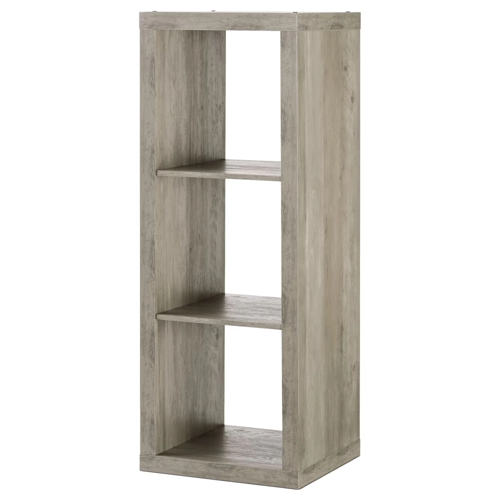 3 Cube Storage Organizer, Rustic Gray (Shipment from Walmart) view 3