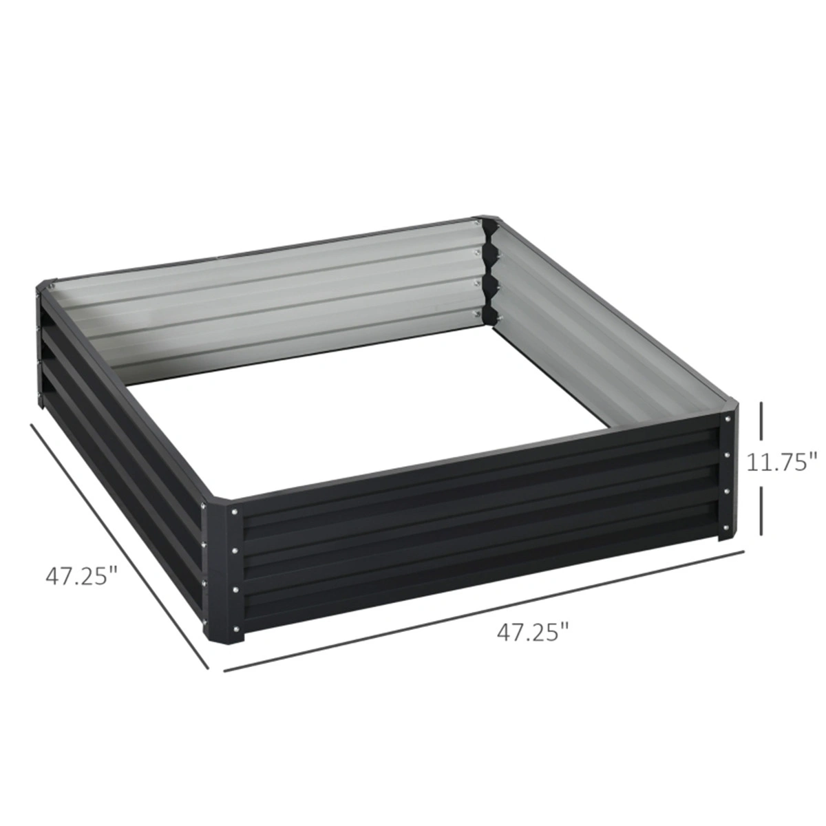 Raised Garden Bed - Outdoor Planter Box for Vegetables, Flowers & Herbs, Durable Yard Landscaping Seed Tray view 3