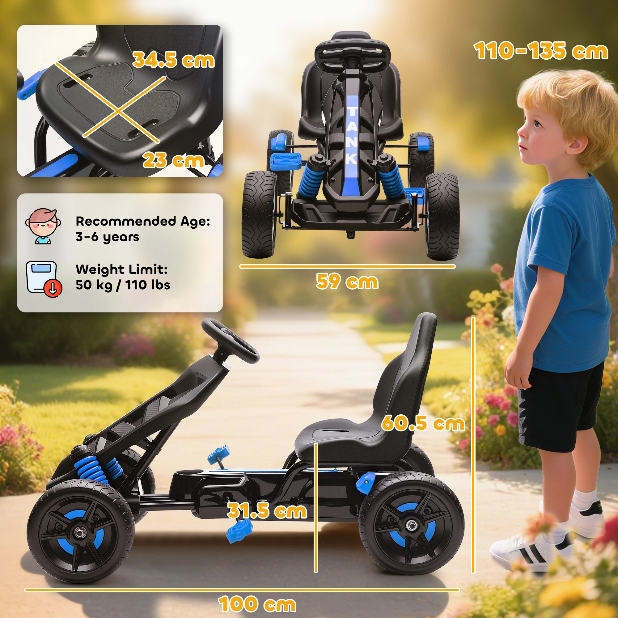 Children's Car - Battery Powered Toddler Vehicle with Safe Low Speed, Parent Remote & Open Door view 4