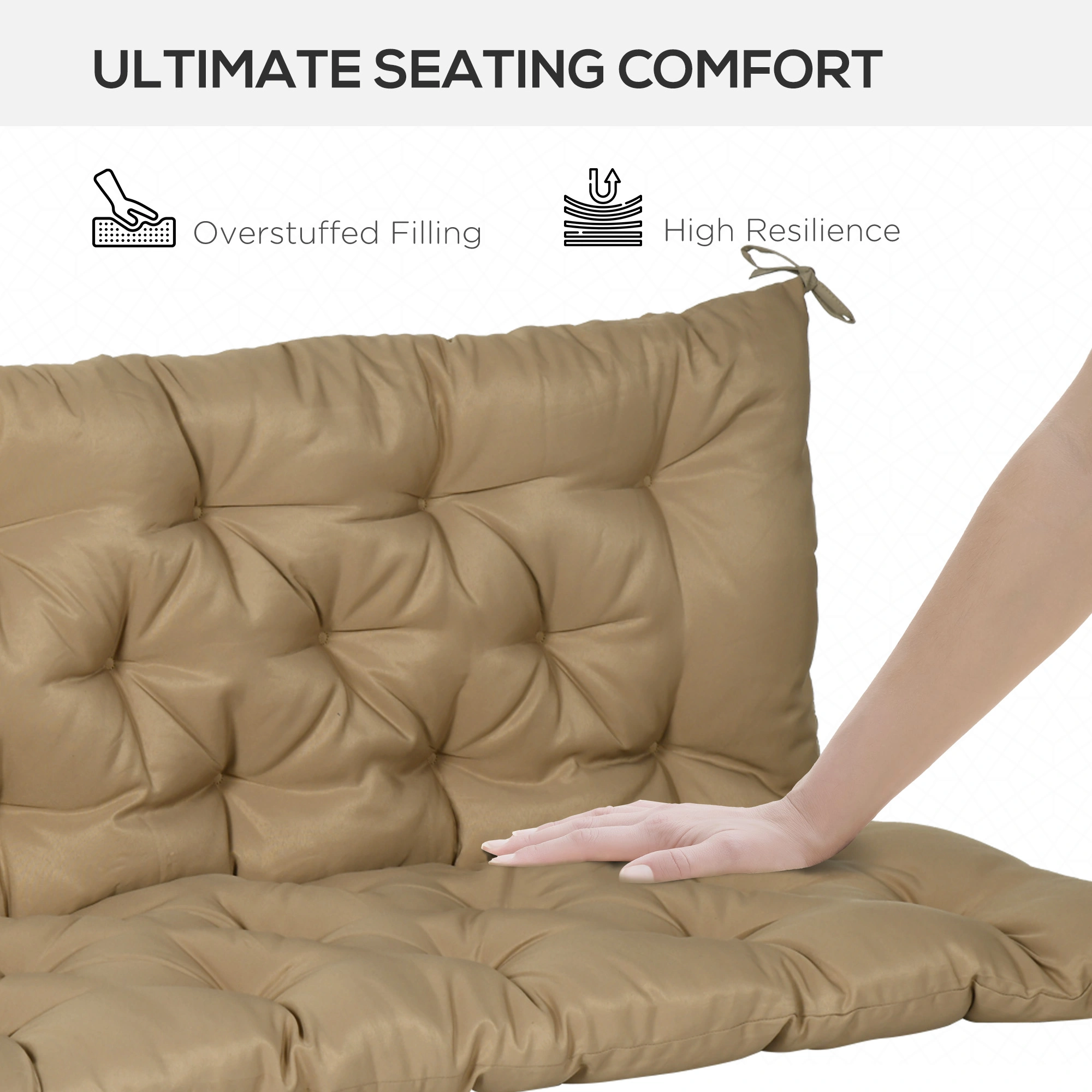 Outdoor Chair CushionOnly includes one cushion view 3
