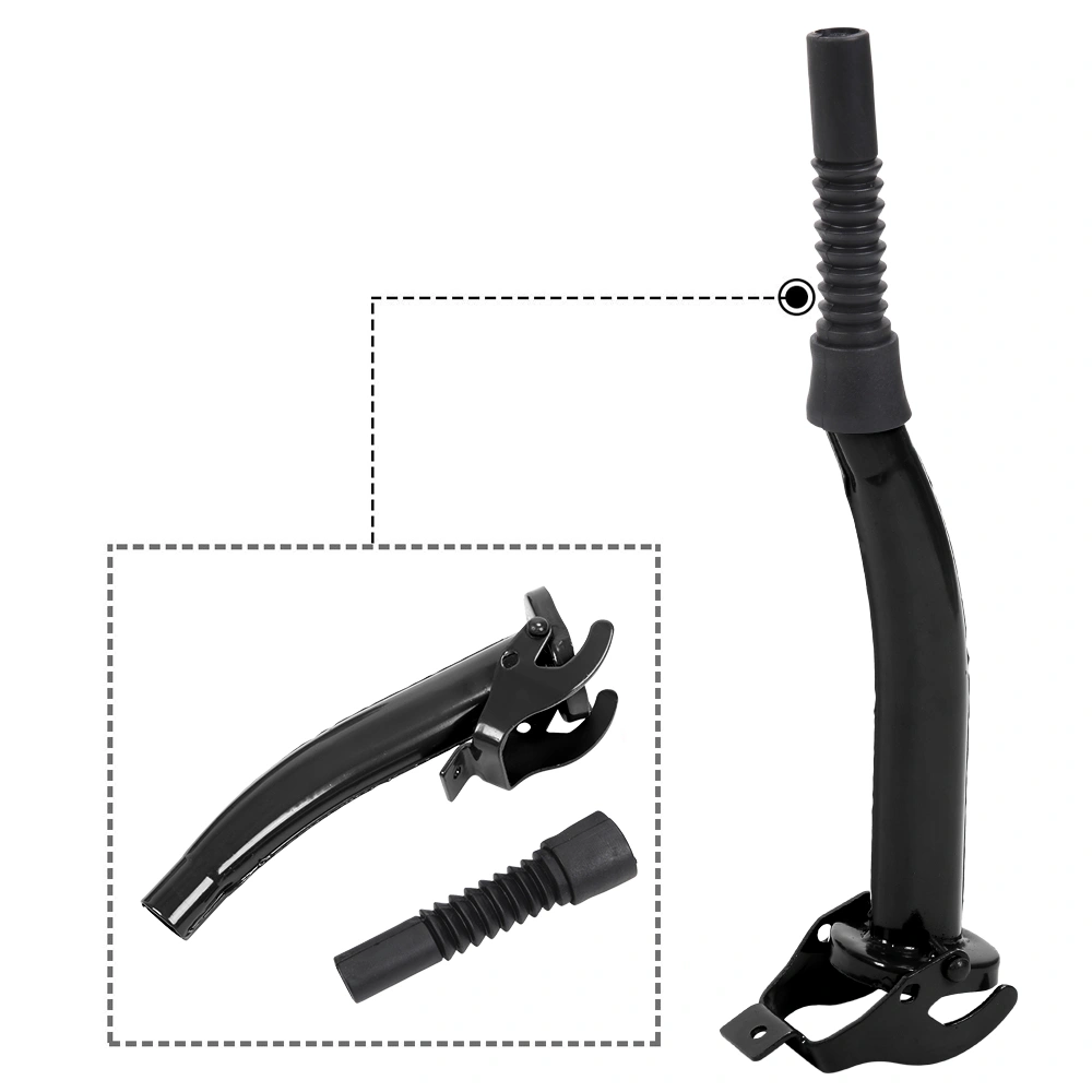 1PC 10L Black Iron Oil Can with 0.8mm Spout, Heavy-Duty Metal Lubricant Dispenser view 5