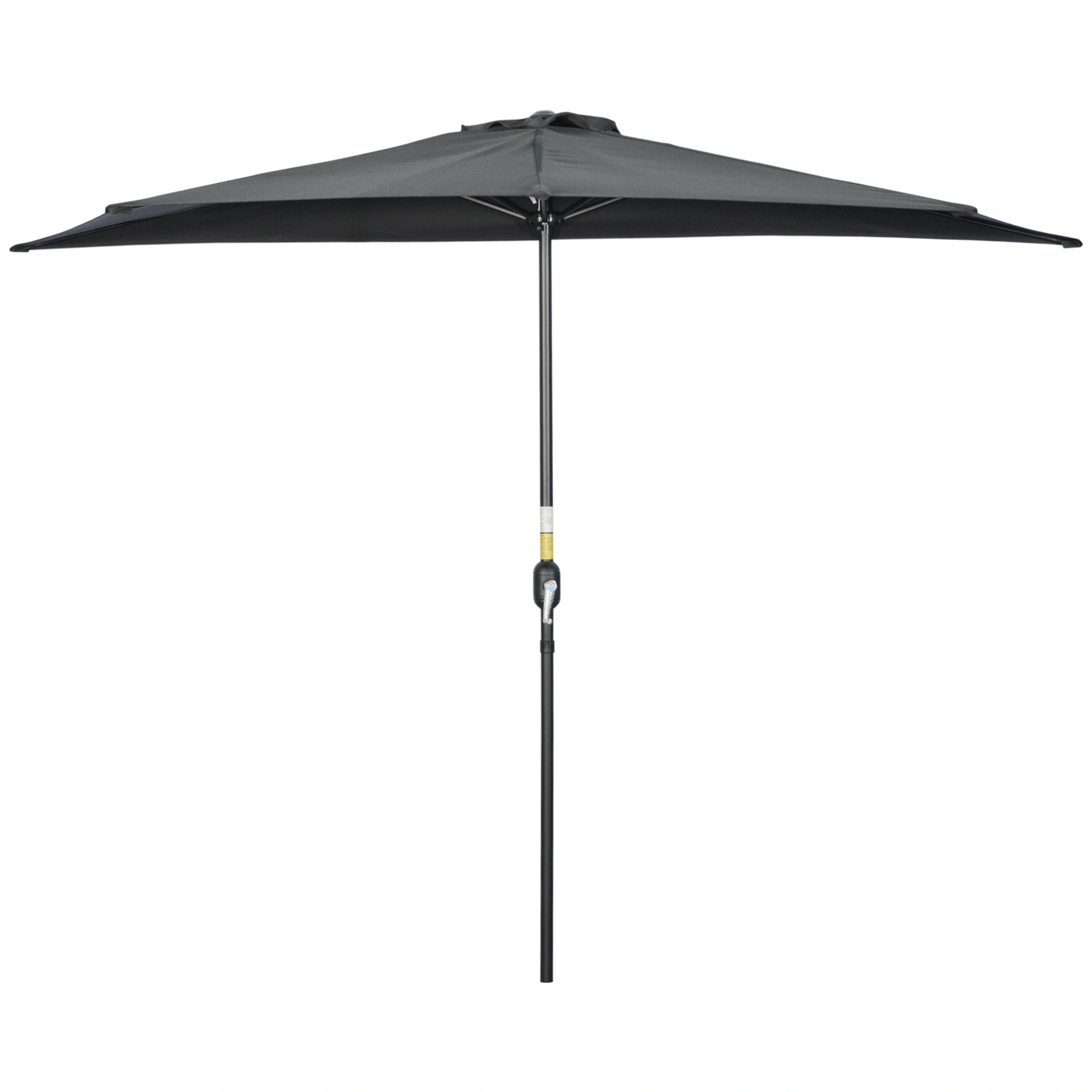 Decorative Wall Mounted Umbrella Stand, Rustic Metal Freestanding Umbrella Holder for Entryway, Living Room, Office, Gold Finish, 15 x 8 Inches view 2