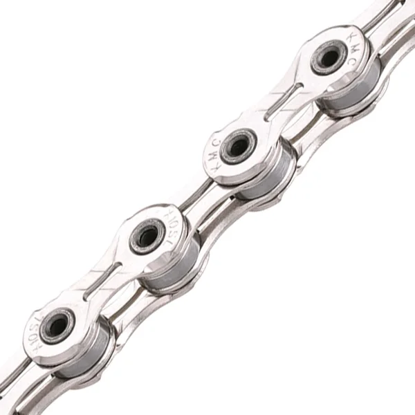 KMC X10SL 10-Speed X-Series Bicycle Chain | Compatible with Shimano, SRAM, Campagnolo and All Major Systems | Silver view 2
