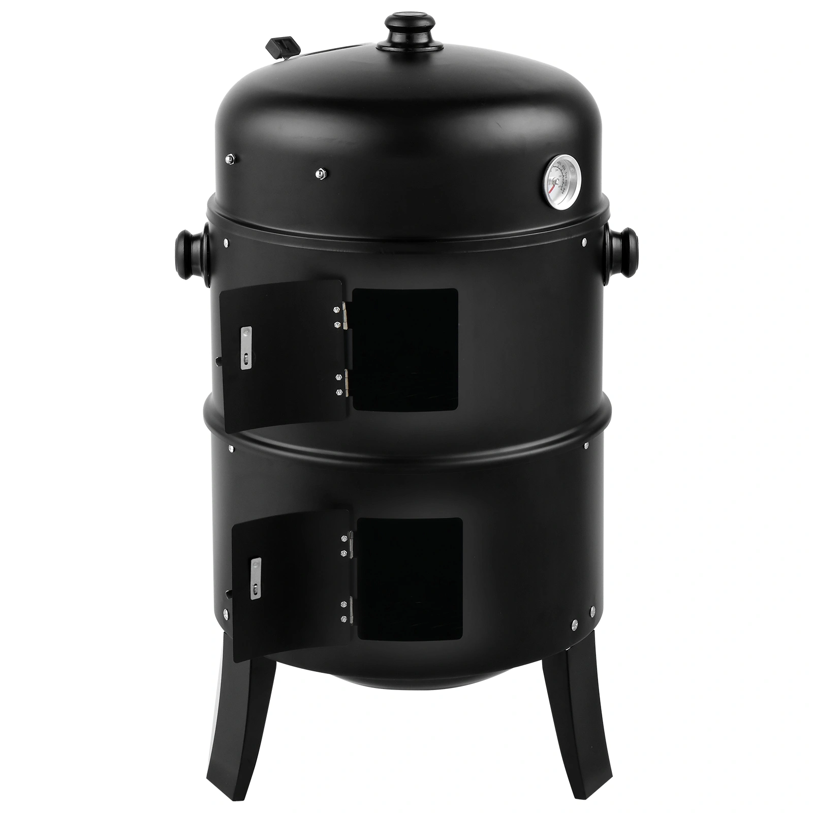 80*41*48cm Iron Spray Smoker Carbon Grill Black view 7