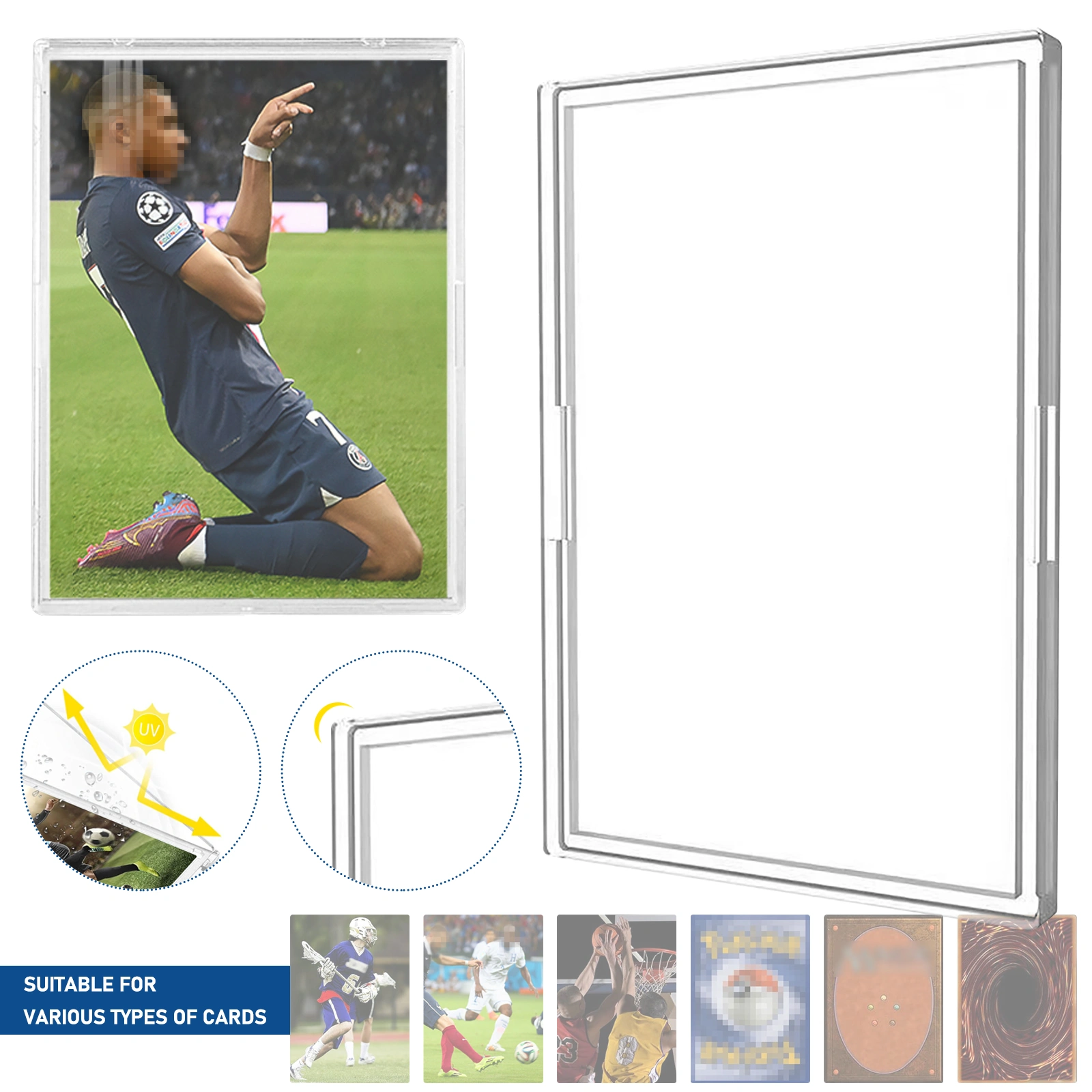 Clear Baseball Card Trading Sleeves - Premium Card Protectors & Holders for Sports Cards view 4