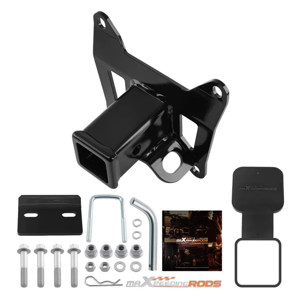 2" Rear Tow Hitch Receiver Mount fit for Honda Talon 1000R/1000X 2019-2023 Black view 6