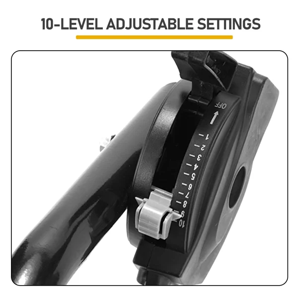 Tow Behind Broadcast Spreader, 110LBS Capacity, Tow/Push Garden Spreader with 10 Adjustable Setting, Lawn Spreaders for Seed, Fertilizer, Salt, Ice Melt view 6