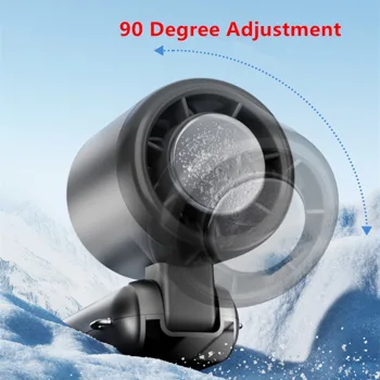 Portable Handheld Mini Turbo Fan In/Outdoor USB Rechargeable Ice Cooling Fans w/LED Display Fan (US Logistics For USPS/DHL/Fedex/UPS. No designated logistics accepted,TK/TMEU only For self-pickup) view 4