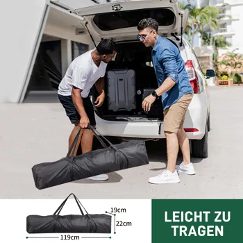 3 x 3m Two Doors & Two Windows Practical Waterproof Right-Angle Folding Tent White view 6