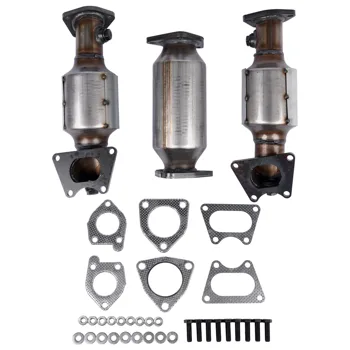 3x Catalytic Converters Kit Fit for Honda Accord 3.0L 2003-2007 45106 45107 45108 view 5