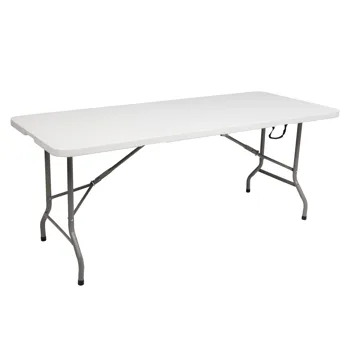 6FT Outdoor Courtyard Foldable Long Table view 4