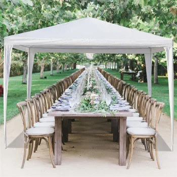 3 x 3m Waterproof Tent with Spiral Tubes White view 5
