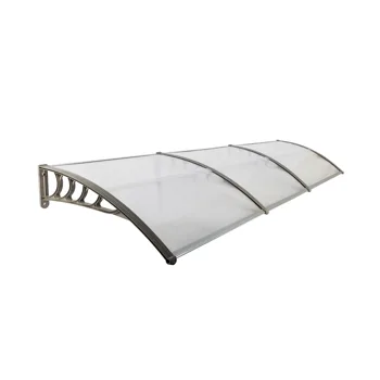 HT-300 x 100 Household Application Door & Window Rain Cover Eaves Transparent Board & Gray Holder view 6