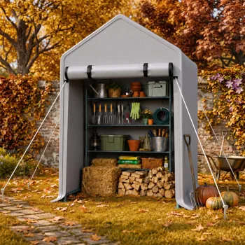 3x6 FT Storage Shed, Heavy Duty Bike Tent view 8