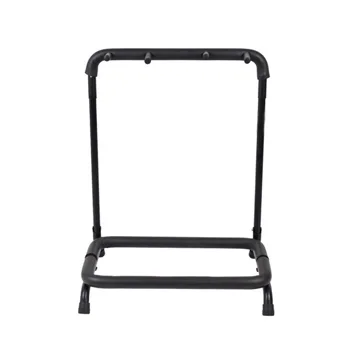 3-Slot Guitar Holder Rack Stand Black