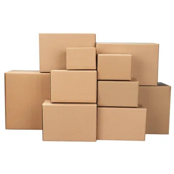 100 Corrugated Paper Boxes 6x4x4"(15.2*10*10cm)Yellow view 4