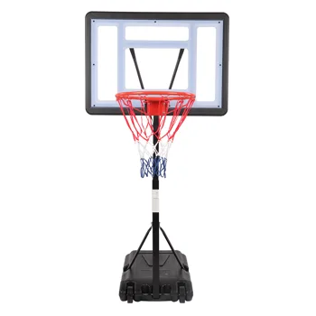 HY-B064S Portable Movable Swimming Pool PVC Transparent Backboard Basketball Stand (Basket Adjustment Height 1.15m-1.35m) Maximum Applicable For 7 # Ball view 4