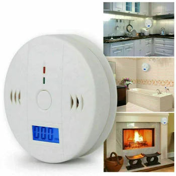 (4 Pack)LCD Display CO Carbon Monoxide Gas Detector Device Home Safety Alarm Detector (US Logistics only For USPS.TK/TMEU only For self-pickup) Platform policies vary; relevant qualifications are attached via link, please do not list products without view 8