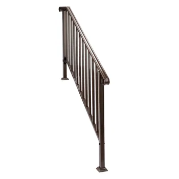 Outdoor 4 Level Iron Handrail Copper