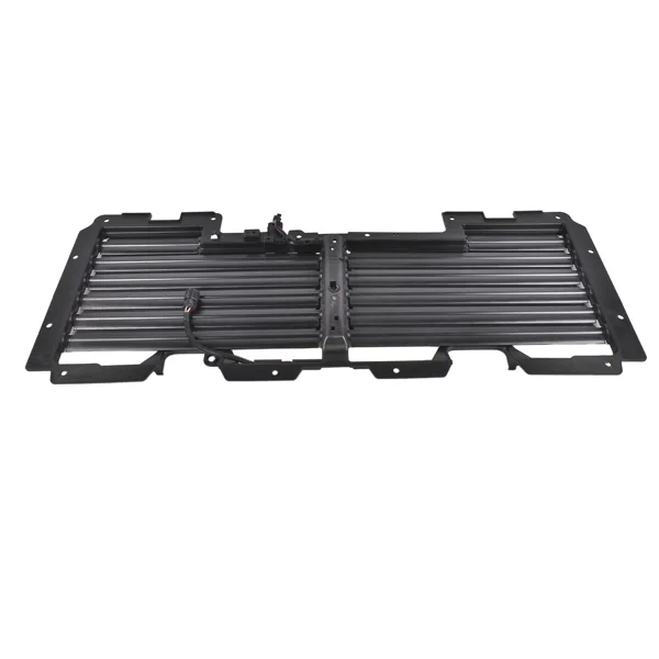 Upper Radiator Shutter Grille with Motor Fits for Cadillac Escalade Chevrolet Suburban Tahoe GMC Yukon Yukon XL 2017-2020 Black view 4