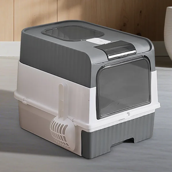 greyMagic Cube Intelligent Cat litter Box - Free Hands, Enjoy Pure Life | Automatic Cleaning, Silent Design, Preferred for Multi Cat Families view 5