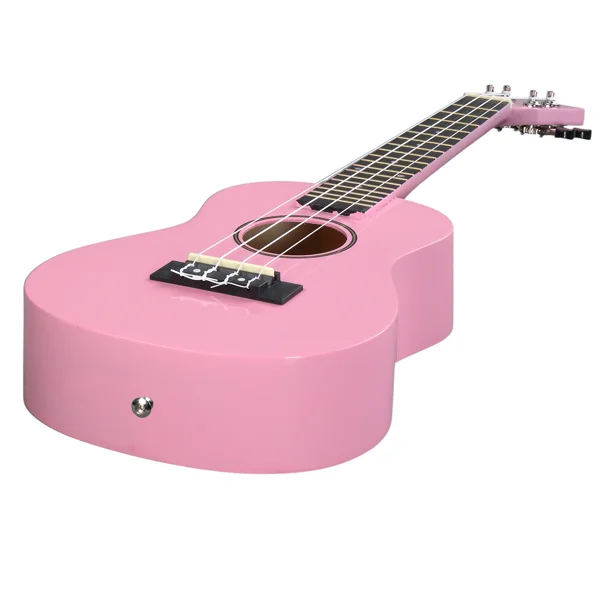 23in Linden wood body rosewood fingerboard ukulele, cotton bag, capo, strap, picks*2, tuner, Strings, Dust cloth view 3