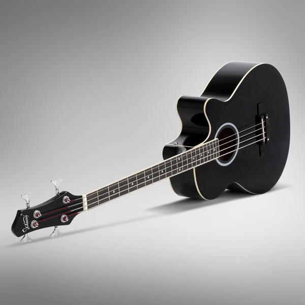 [Do Not Sell on Amazon] GMB101 4 string Electric Acoustic Bass Guitar w/ 4-Band Equalizer EQ-7545R Black view 6
