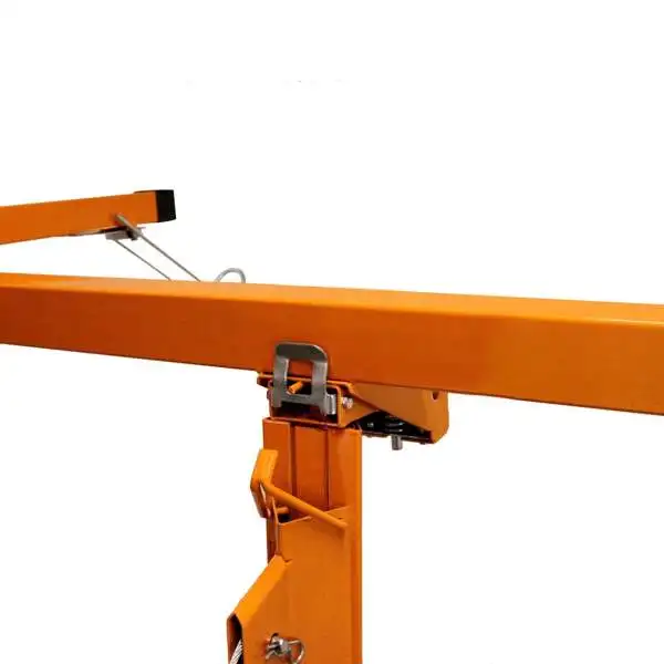 11FT Drywall Lifter Panel Hoist Jack Rolling Caster Construction Lockable 150lbs view 5