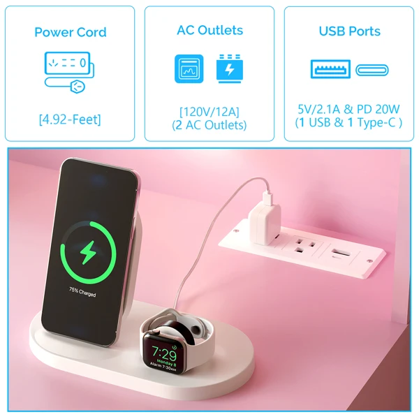 Pink particleboard with a melamine finish, a 2-drawer, 4-shelf dressing table set with 10 three-tone light bulbs, a power strip, and a grille. view 4
