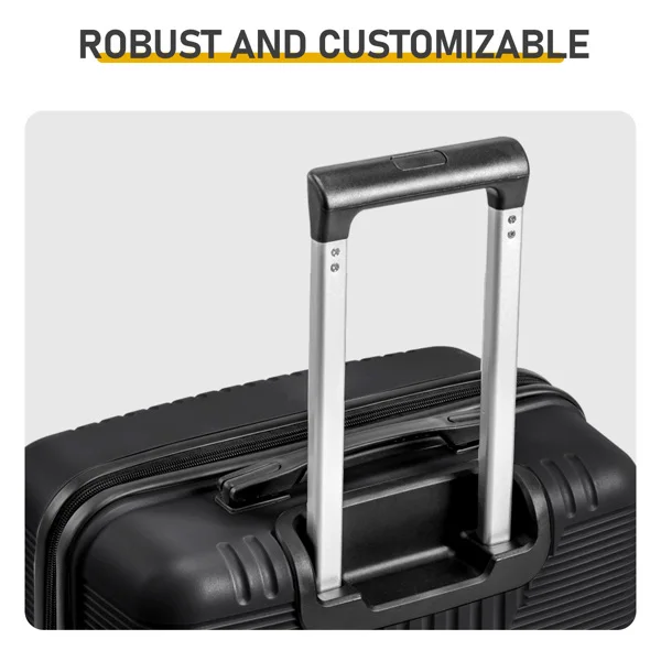PP Trolley Case 20in Travel Suitcase Black view 3