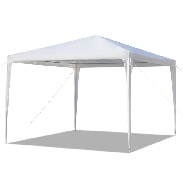 3 x 3m Waterproof Tent with Spiral Tubes White view 2