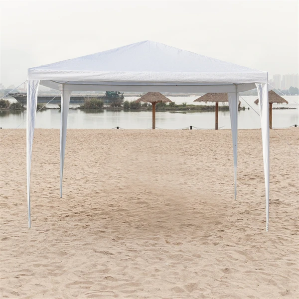 3 x 3m Waterproof Tent with Spiral Tubes White view 4