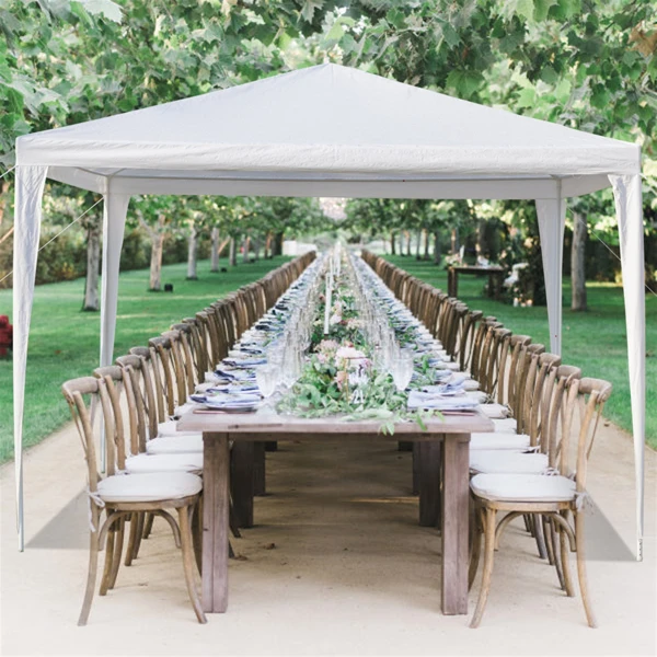 3 x 3m Waterproof Tent with Spiral Tubes White view 5
