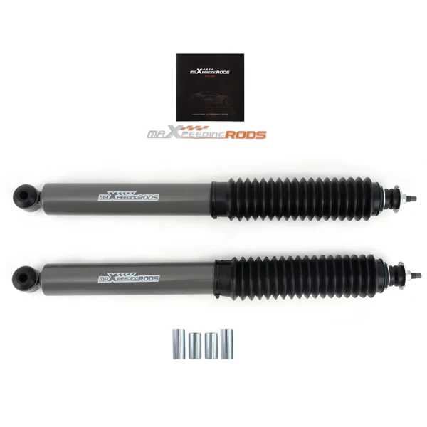 0-2" Lift G1 Rear Shock Absorbers fit for Toyota Tacoma 2005-2023 Powder coated view 6