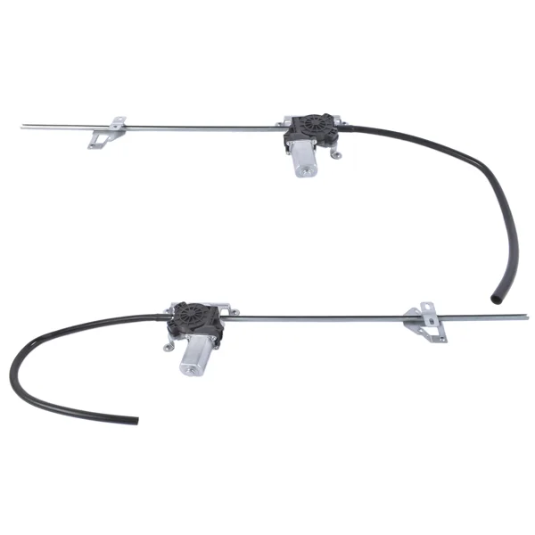 2Pcs Front Driver and Passenger Power Window Regulator with Motor Fit for Freightliner FLD112 120 132 view 3