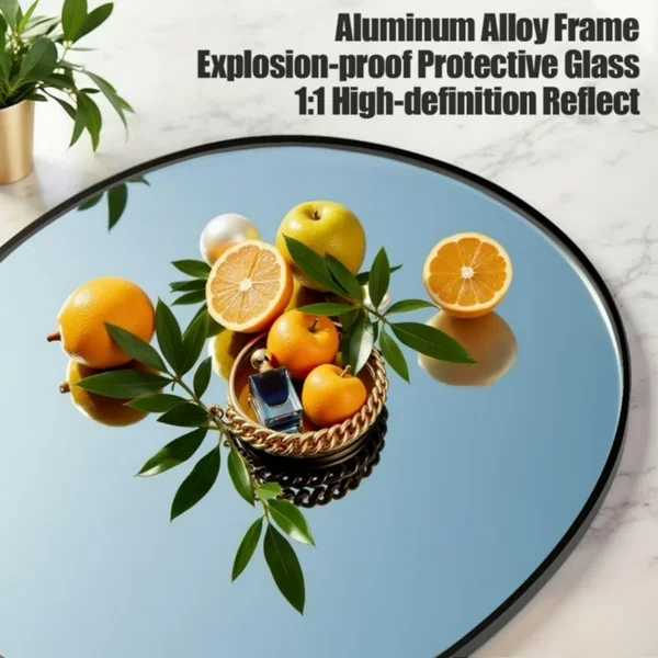 64"x21" Arched Full Length Mirror Freestading Full Body Floor Mirror, Black view 4