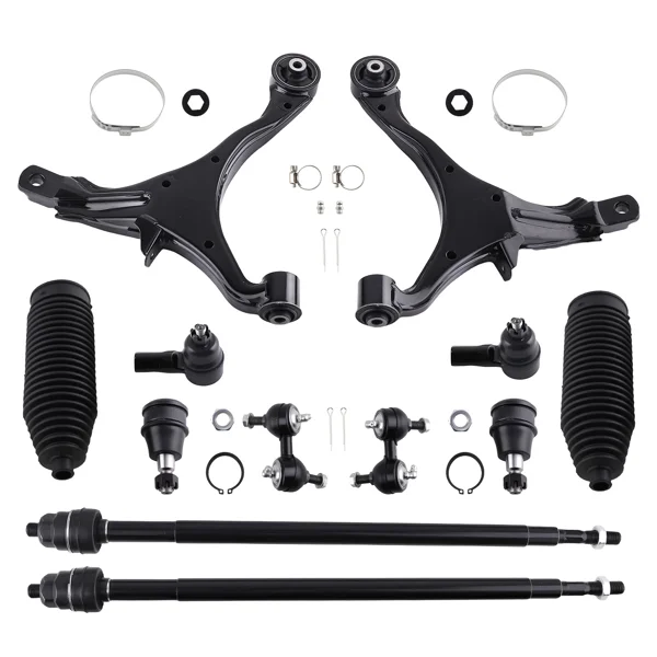 12x Front Suspension Lower Control Arms Tie Rods Kit fit for Honda CR-V 2002-2004 view 5
