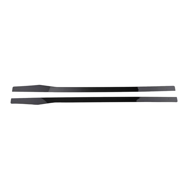 Side Skirts fit for Benz C-Class W205 C205 A205 W204 S204 2015-21 Black ABS Plastic