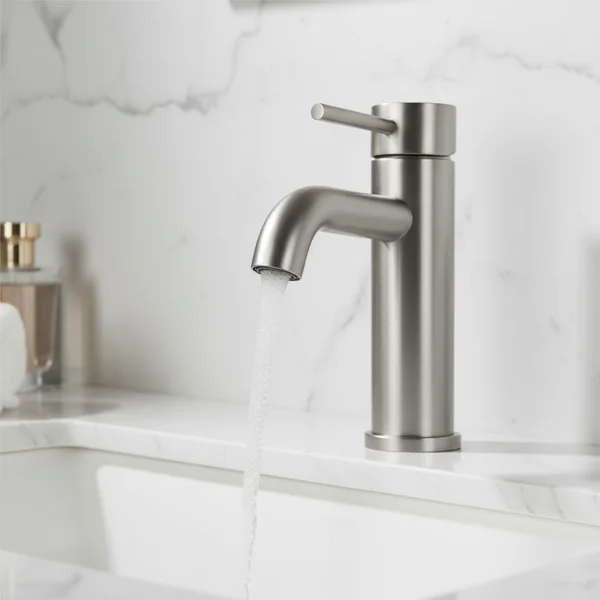 Single Handle Bathroom Faucet Lavatory Faucet Stainless Steel Single Hole-T10, Brushed Nickel[Unable ship on weekends, TK/TEMU only for pickup, only TX10643 warehouse supports GOFO] view 5
