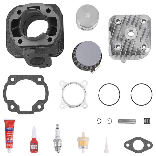 Piston Cylinder Kit Head Piston Fit For Yamaha Zuma 70cc Big Bore Yw50 Yw 50 2002-2011 3301-532