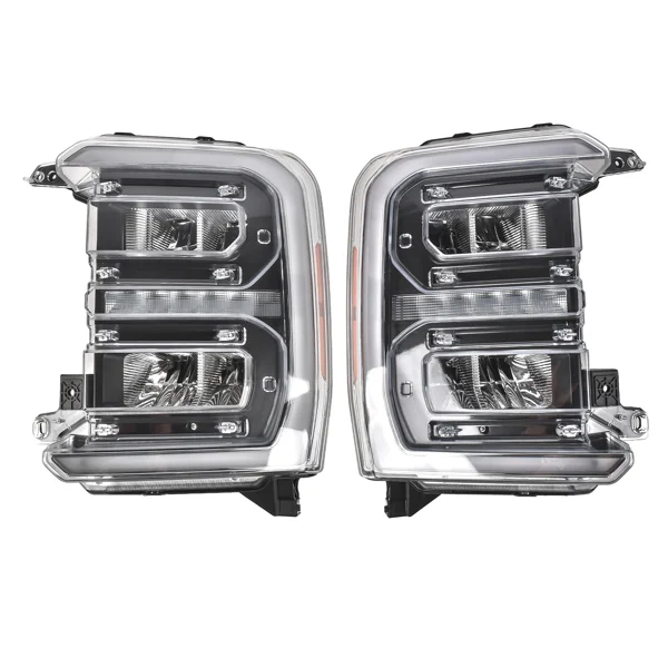 2Pcs Left & Right LED Headlight Set Fit for 2023-2026 Ford F-250 F-350 Super Duty FO2502432/3432 view 2