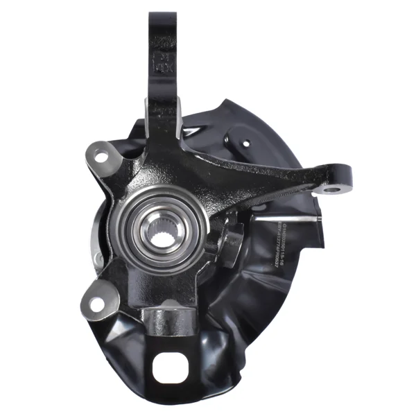 Front Right Steering Knuckle Fits for Hyundai Elantra Hatchback Sedan 2.0L L4 2001-2006 Black 1Pc view 2