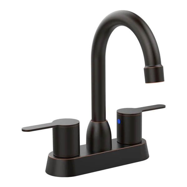2 Handles Bathroom Sink Faucet, Oil Rubbed Bronze Centerset RV Bathroom Faucets for 2/3 Hole[Unable ship on weekends, TK/TEMU only for pickup, only TX10643 warehouse supports GOFO]