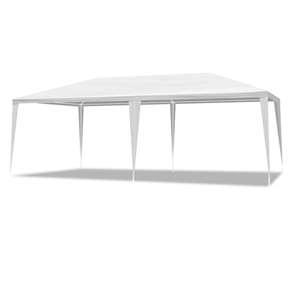 3*6m Non-Cloth PE Cloth Plastic Sprayed Iron Pipe Outdoor Party Tent White