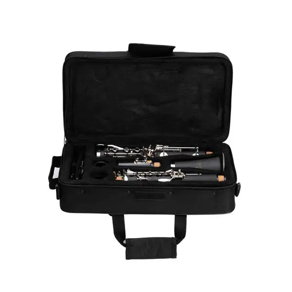 17 Keys Flat B Black Clarinet with Two Mouthpieces Connector for Beginner Student view 6