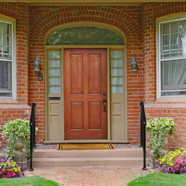 Artisasset Matte Black Outdoor 2-Step Iron Handrail view 6