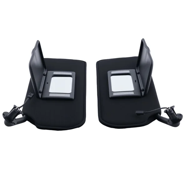 Pair Black Sun Visor L+R fit for Chevrolet Corvette C5 Light 97-04 10442033 10442034 view 6